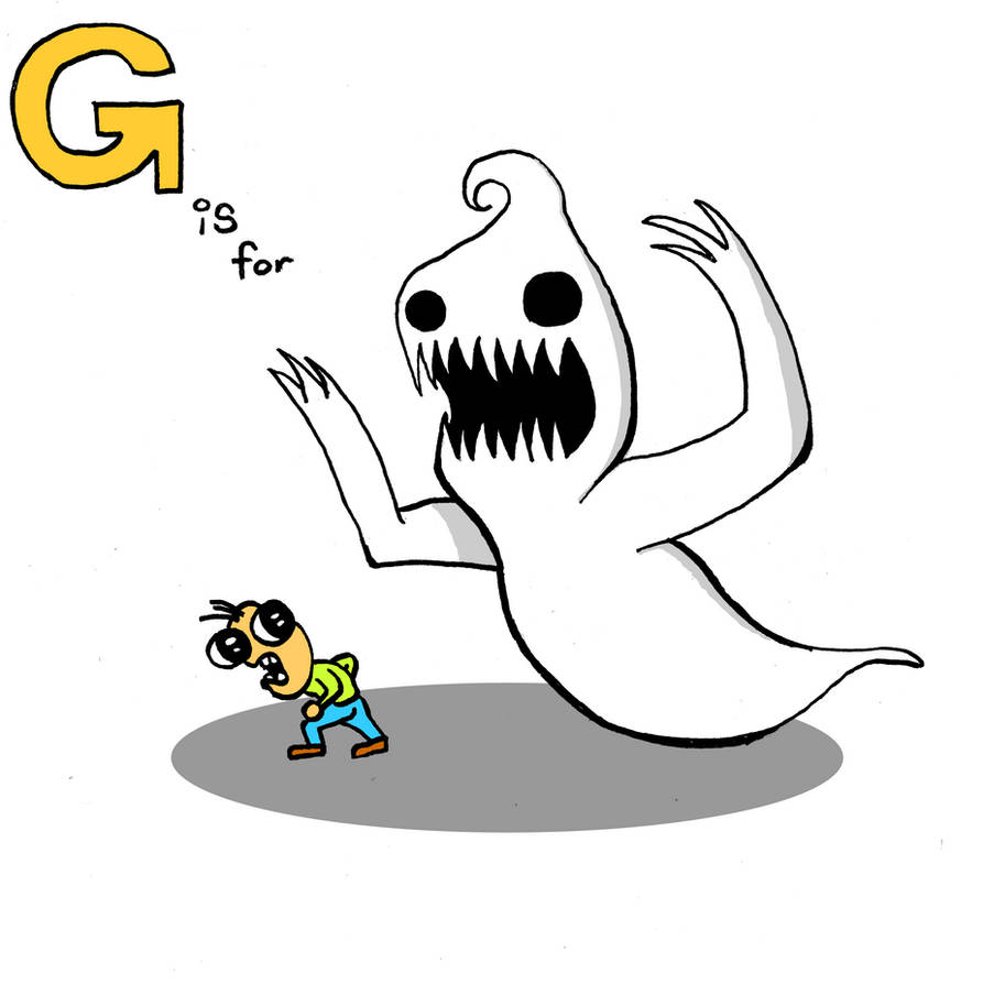 G is for ghost by Guacster on DeviantArt