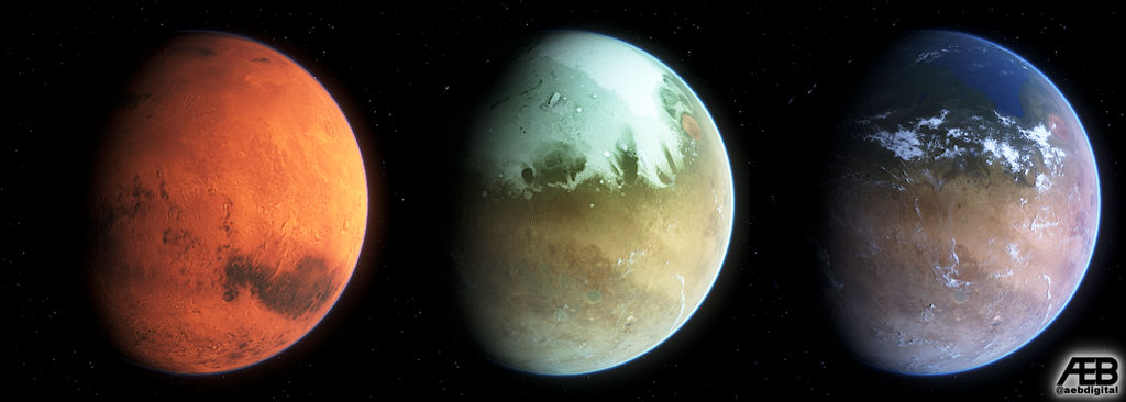The Changing Face of Mars by AEdwardBaker on DeviantArt