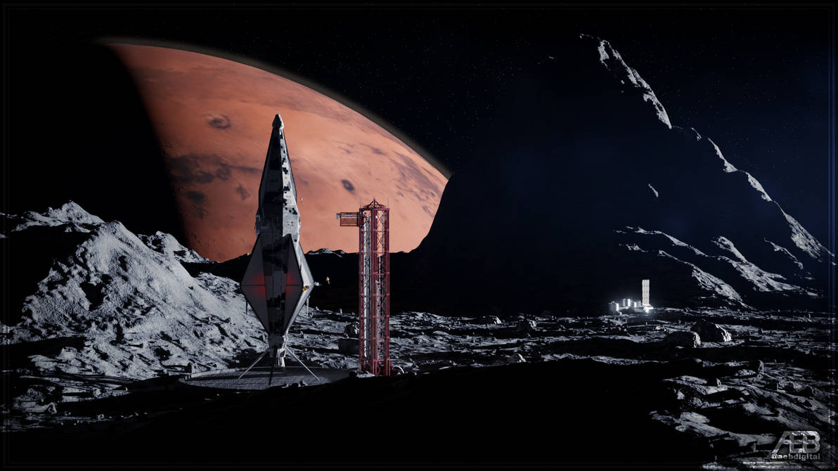 At Phobos Base by AEdwardBaker on DeviantArt