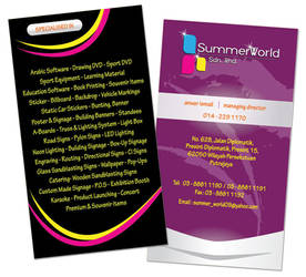 Business card summerworld 2