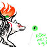 Okami and Issun: Follow me