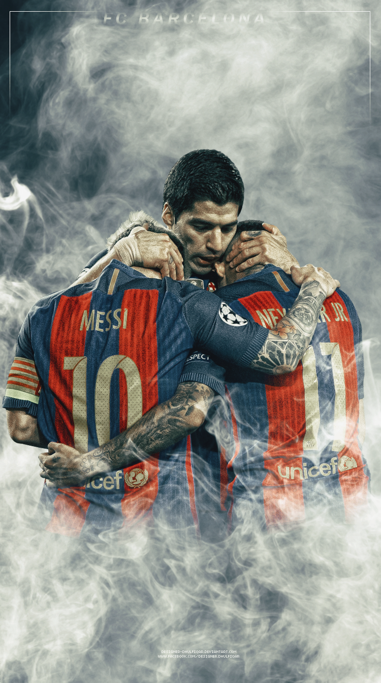 Thiết kế độc đáo của nhiếp ảnh gia Dhulfiqar đã tạo ra một tác phẩm vô cùng nghệ thuật về Messi, Neymar và Suarez. Họ không chỉ là những cầu thủ nổi tiếng mà còn là những tác phẩm nghệ thuật đầy sáng tạo. Với hình nền này, bạn sẽ có được một cái nhìn mới lạ về ba ngôi sao này.