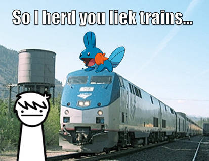 I herd u liek trains