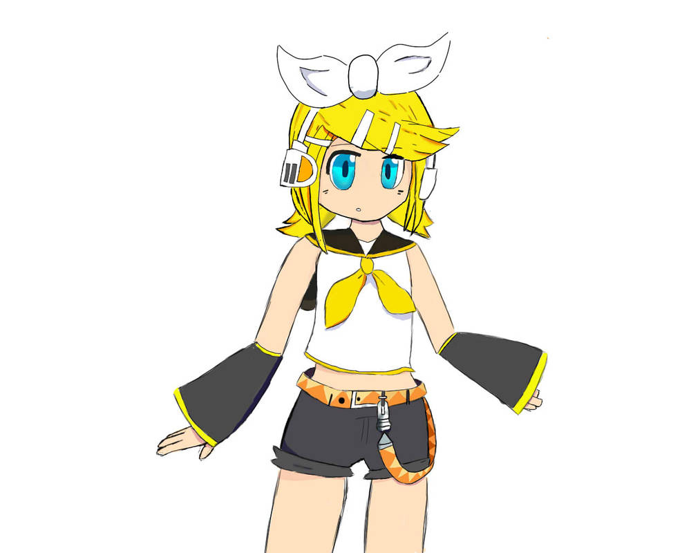 Rin Kagamine by D1lker on DeviantArt