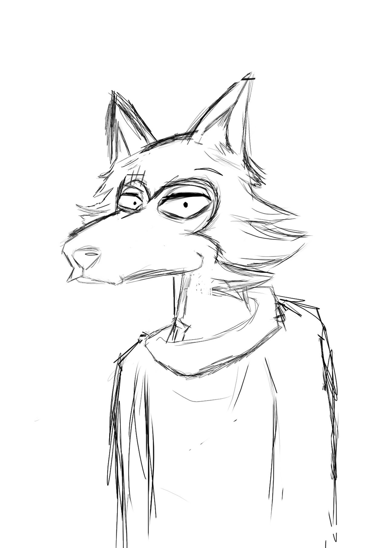 Legoshi sketch by D1lker on DeviantArt