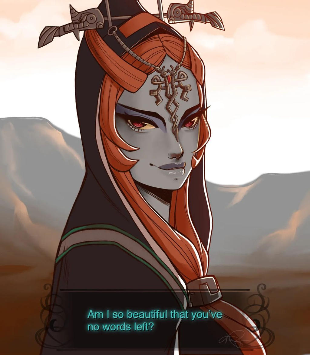 Midna Screencap Redraw | Legend of Zelda TP by ohkaydani on DeviantArt