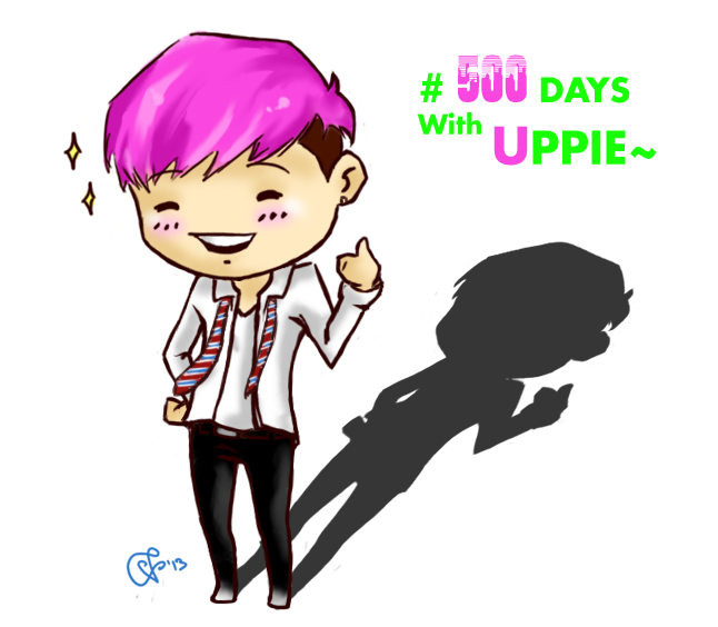 500days with Uppie and his smile