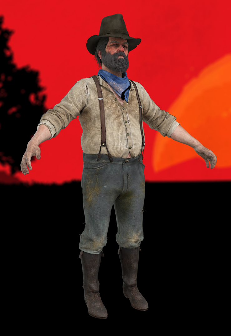 Uncle Var. 2 - Red Dead Redemption 2 by Flvck0 on DeviantArt