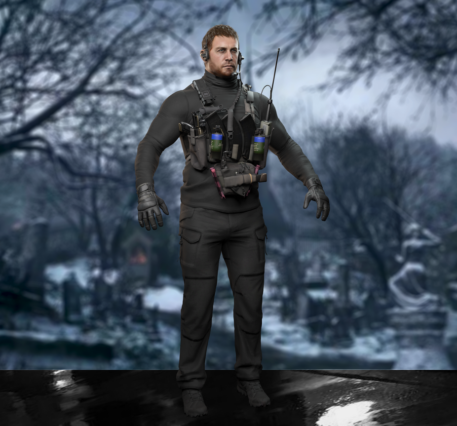 Chris Redfield from Resident Evil Village Costume, Carbon Costume