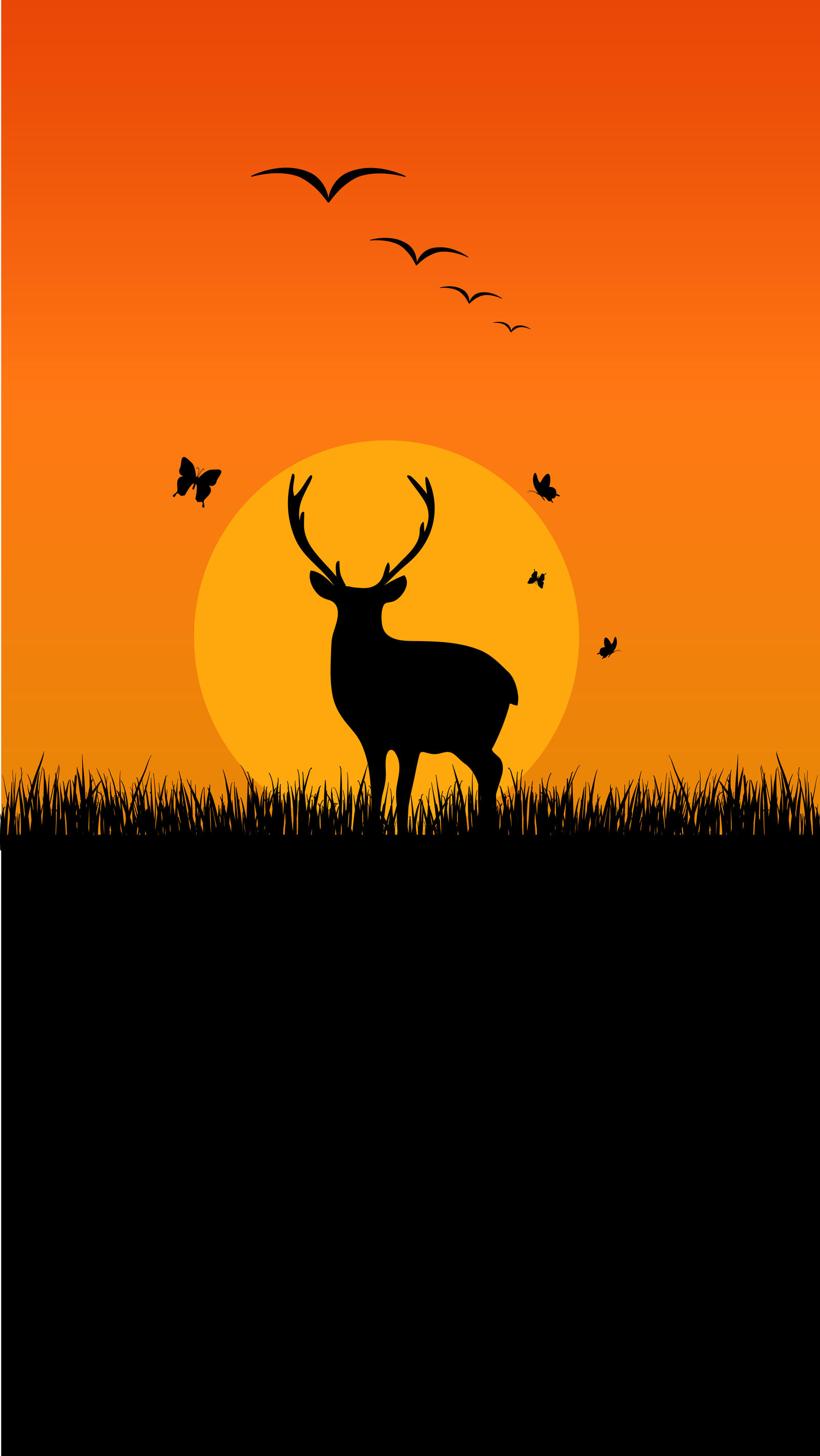 Deer Sunset(Portrait) by Parheli on DeviantArt