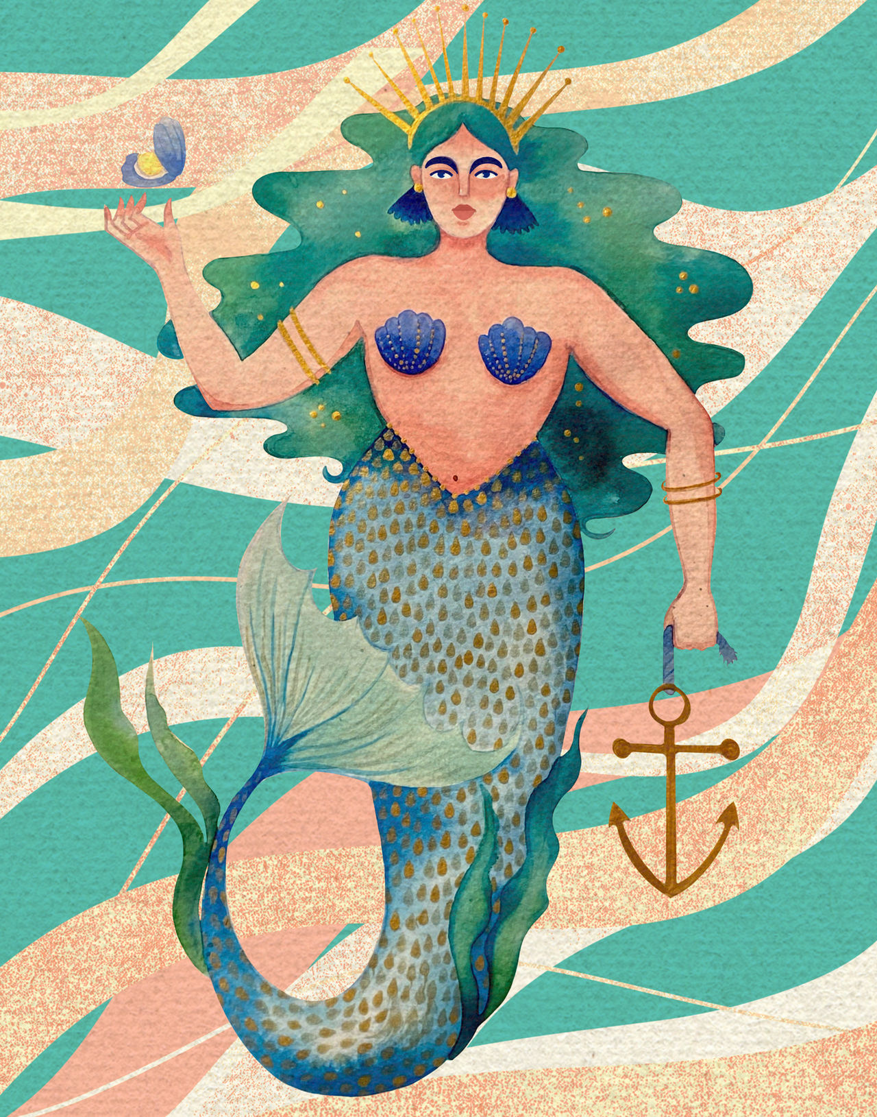 Merridan Female Mermaiden by EmilyEliseIllust on DeviantArt