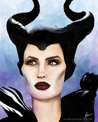 Maleficent - iPad Procreate sketch