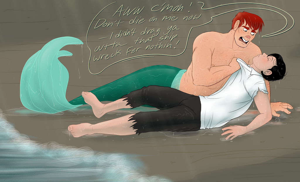 Prince Mer Men The Merman and the Prince by badboyLampwick on DeviantArt