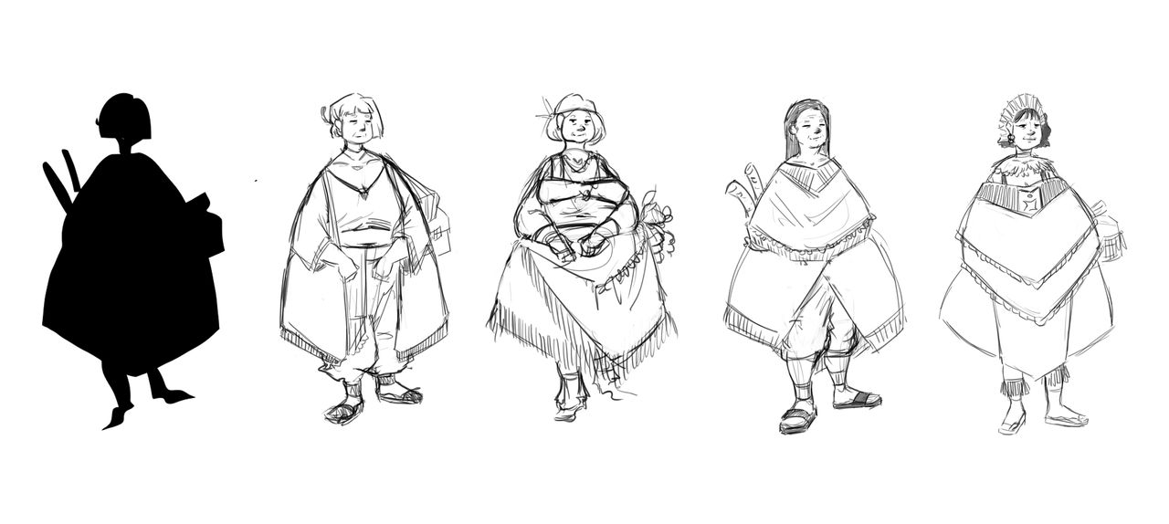 Character Line Drawing female by cookiesaart on DeviantArt