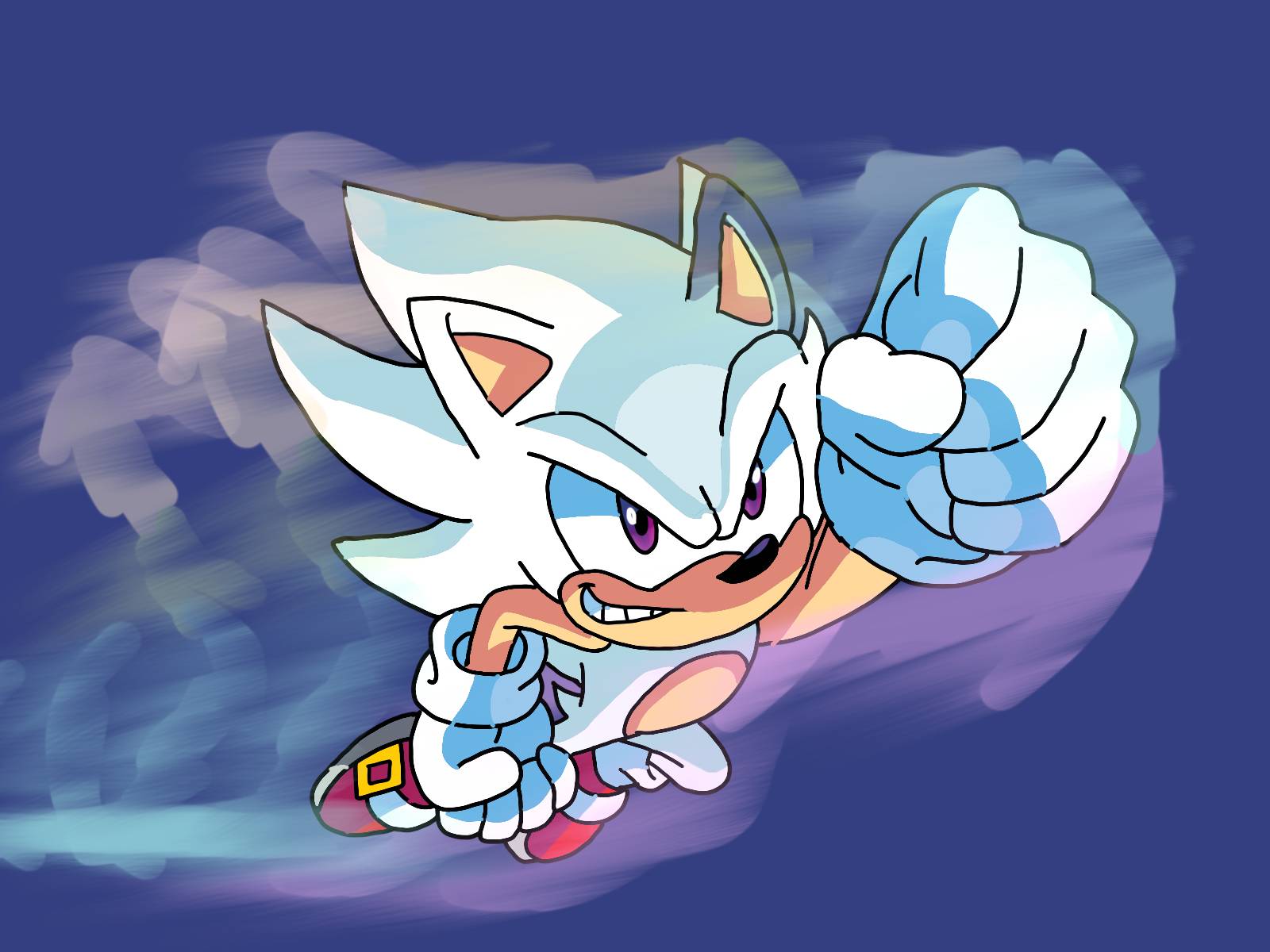 Download Hyper Sonic Fanart Wallpaper