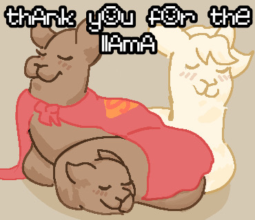 THANK YOU FOR THE LLAMA!! 