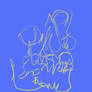 Blind Contour Skull 03