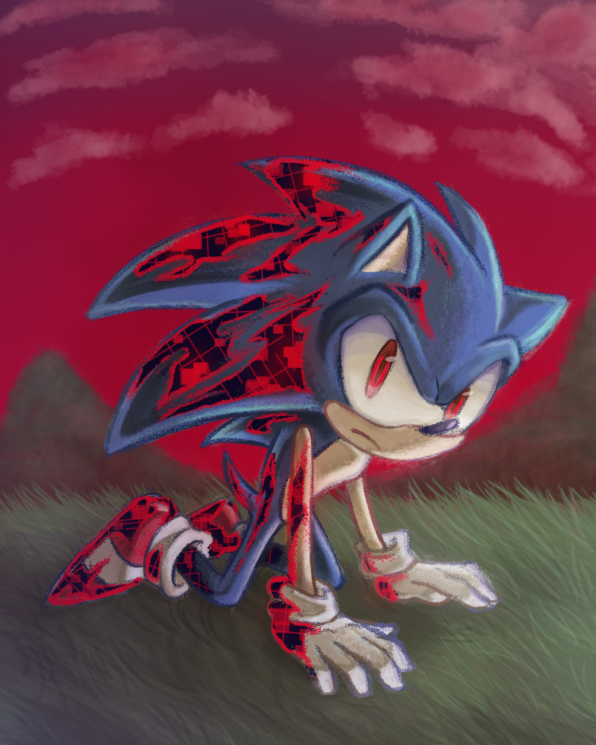 Hi by lightningstar1389  Hedgehog art, Sonic fan art, Sonic and shadow
