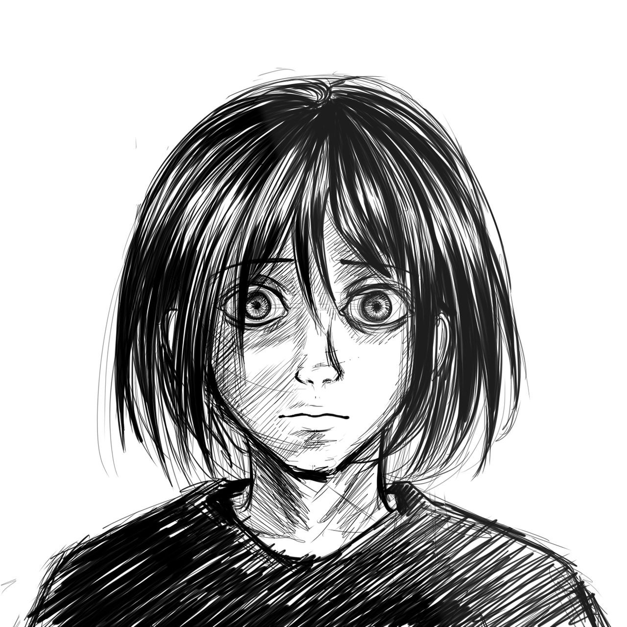 A Scared Girl by Nelliari on DeviantArt