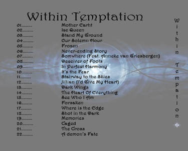 Within Temptation back cover
