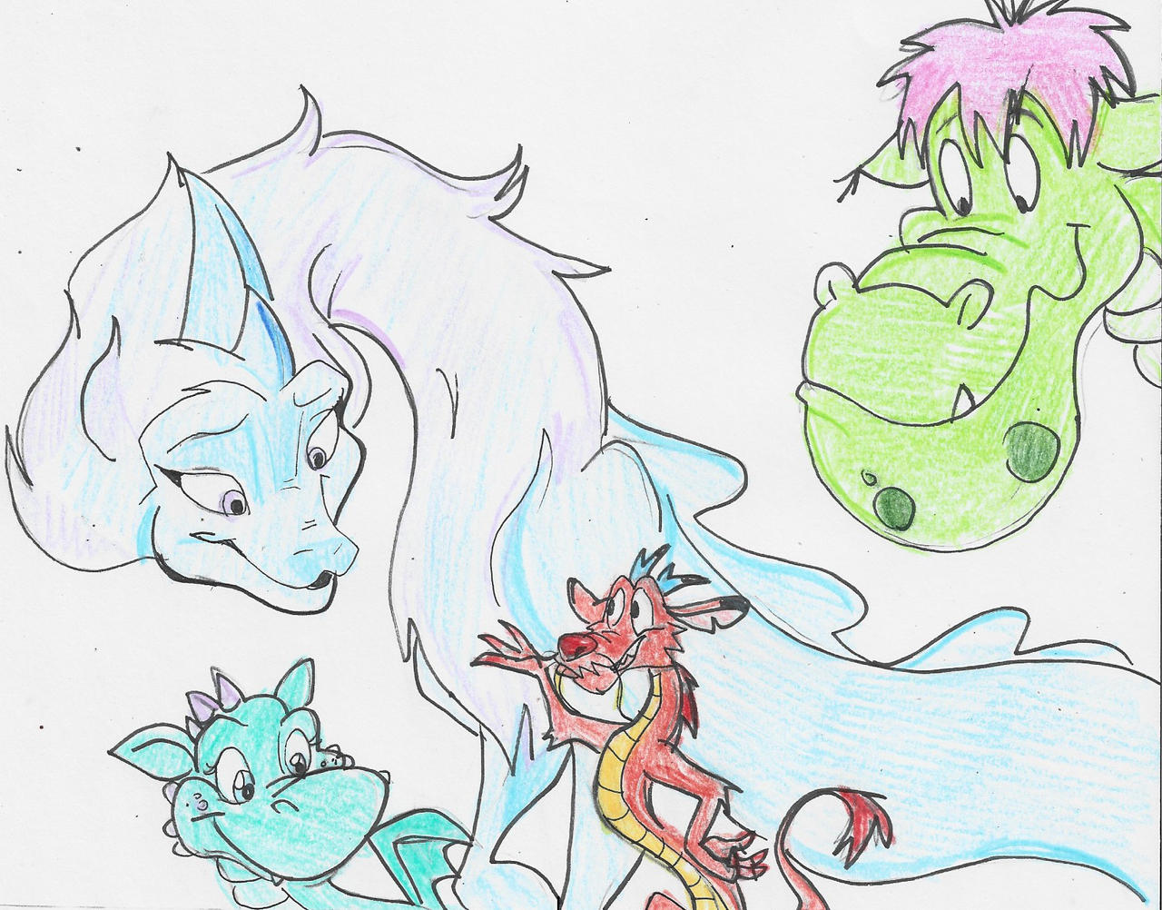 Disney Dragons by susanmaravilla on DeviantArt