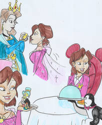 Disney sketches about Audrey