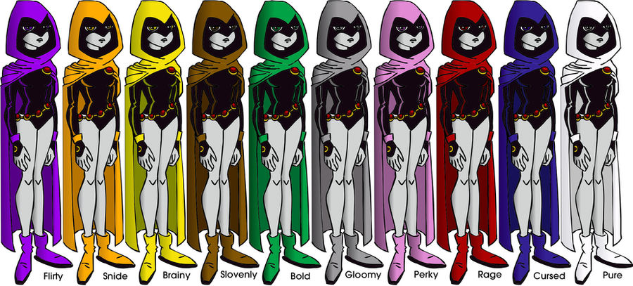 Raven And Emoticlones By MedaX6 On DeviantArt raven-and-emoticlones-by-medax6-on-deviantart
