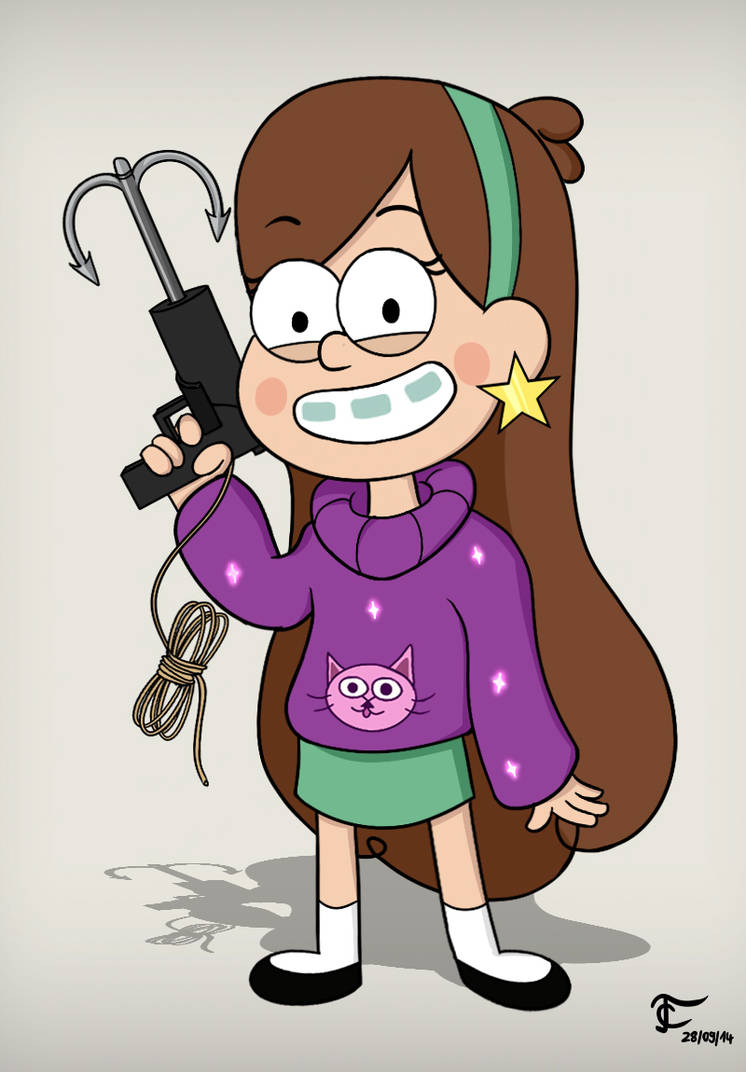 Mabel - A girl and her grappling hook by ThunderChaserArt on DeviantArt