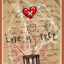 love is free sticker