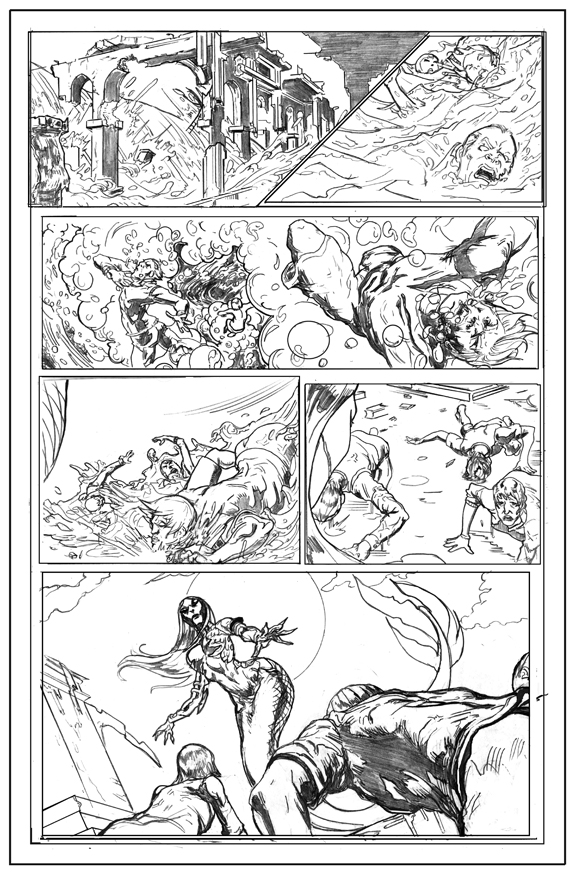 Grim Myths and Legnds #11 Page16 Pencils