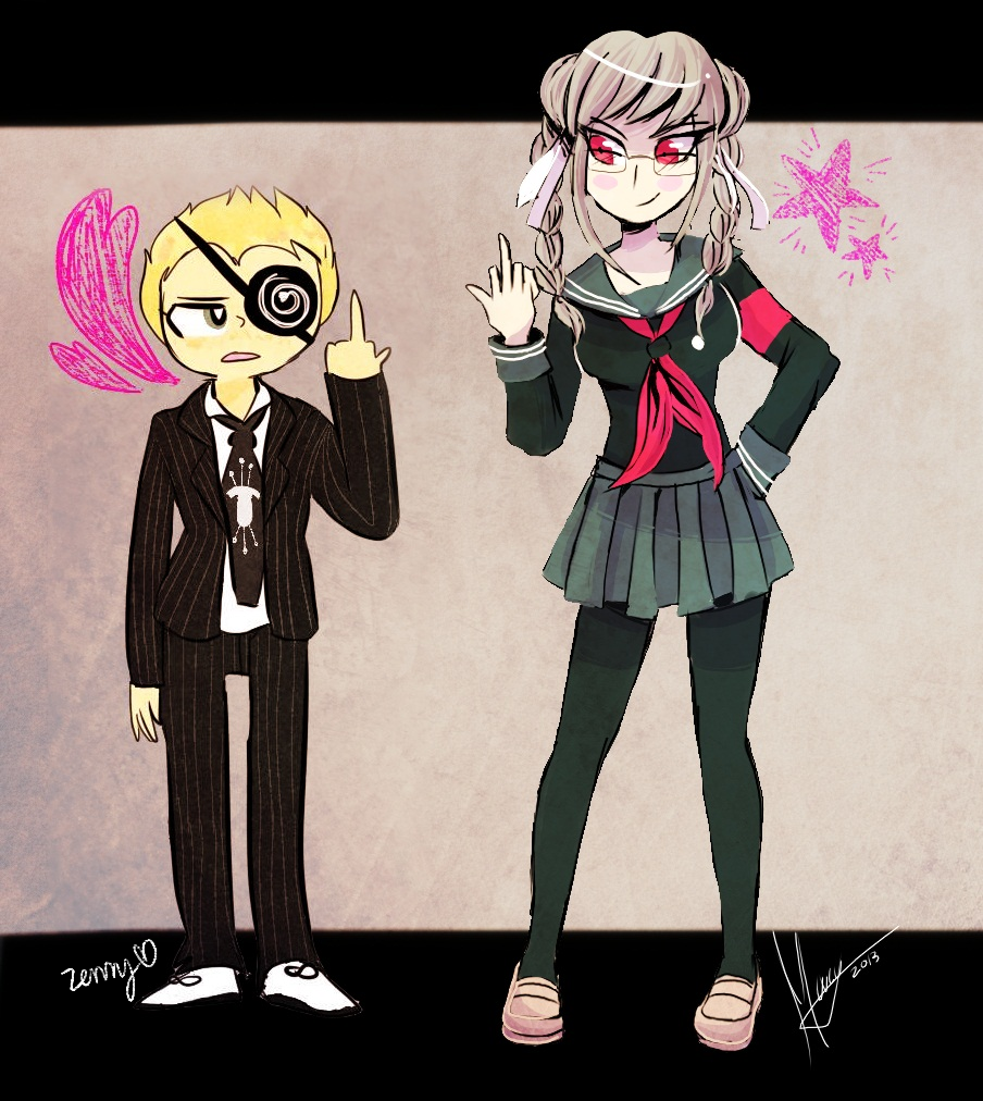 SDR2: Fuyuhiko Kuzuryuu and Peko Pekoyama