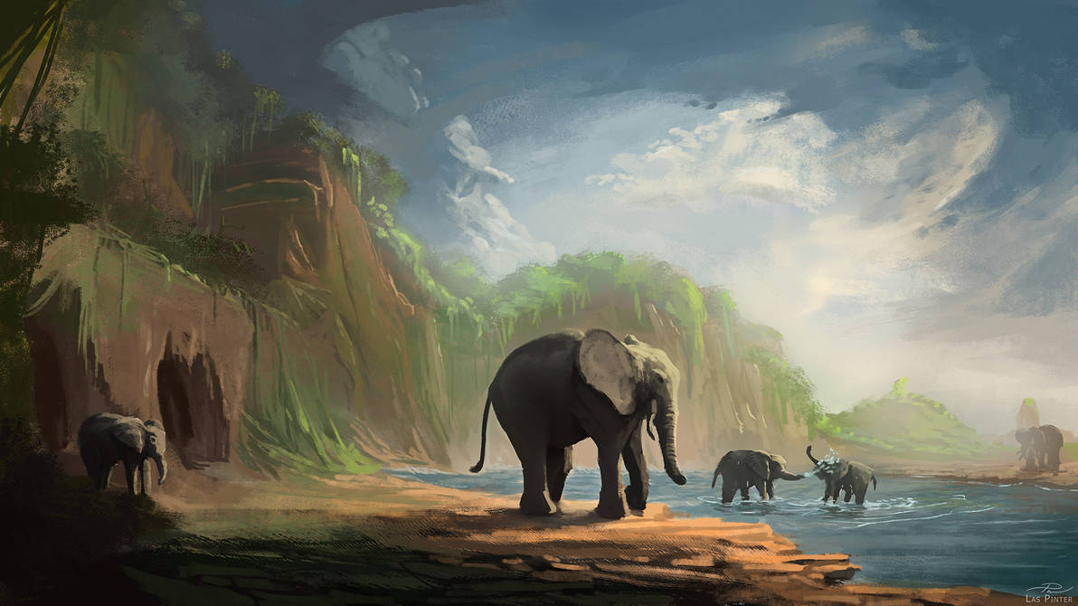 Caves - Commission by laspinter on DeviantArt