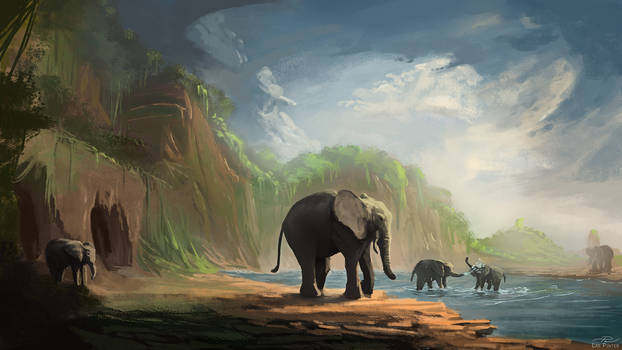 Caves - Commission
