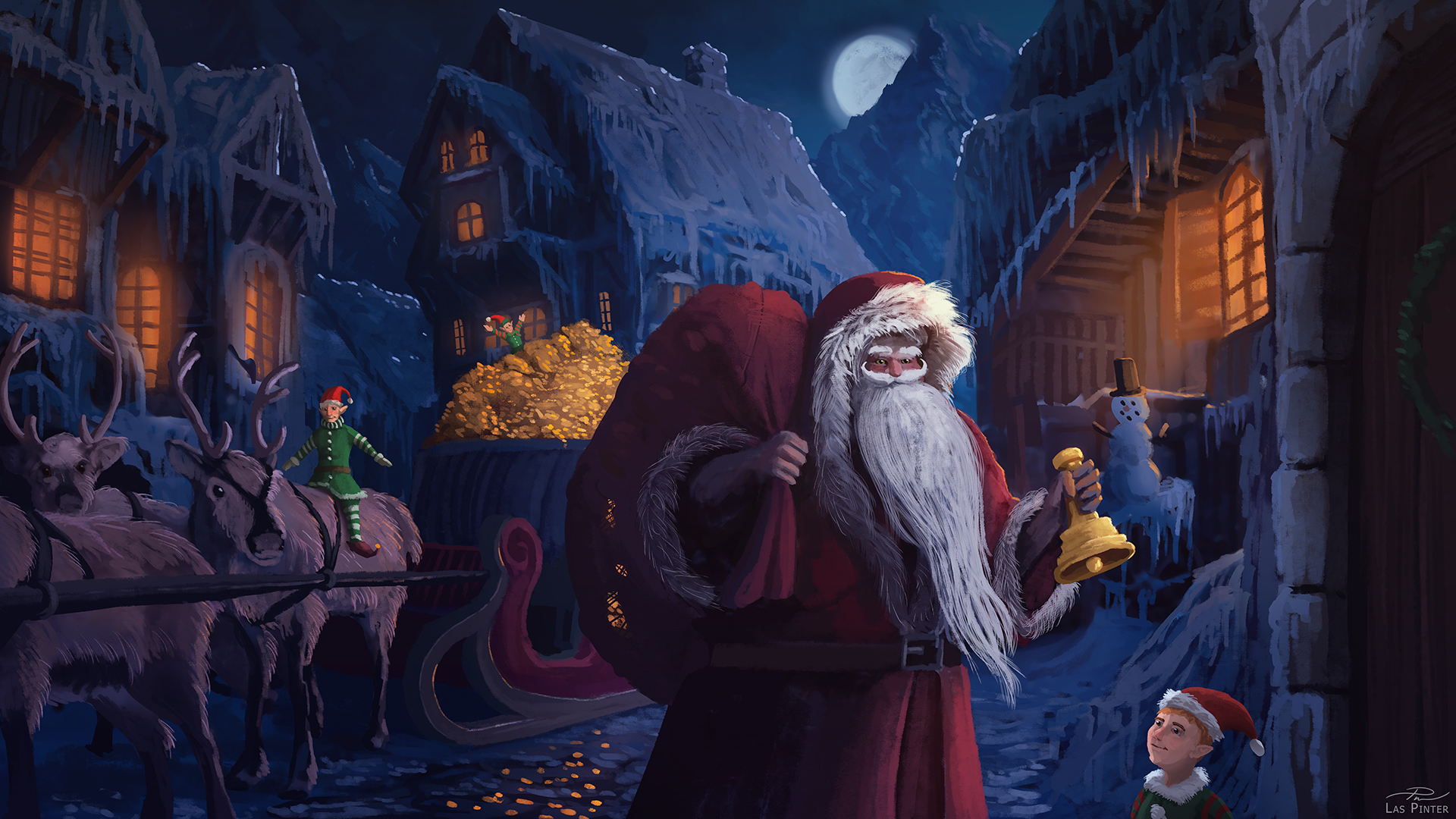 Santa - Commission by laspinter on DeviantArt