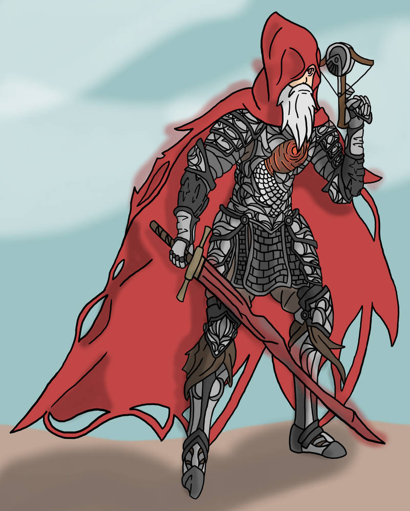 Slave Knight Of The Elf Chapter Slave Knight Gael by zeroviks on DeviantArt
