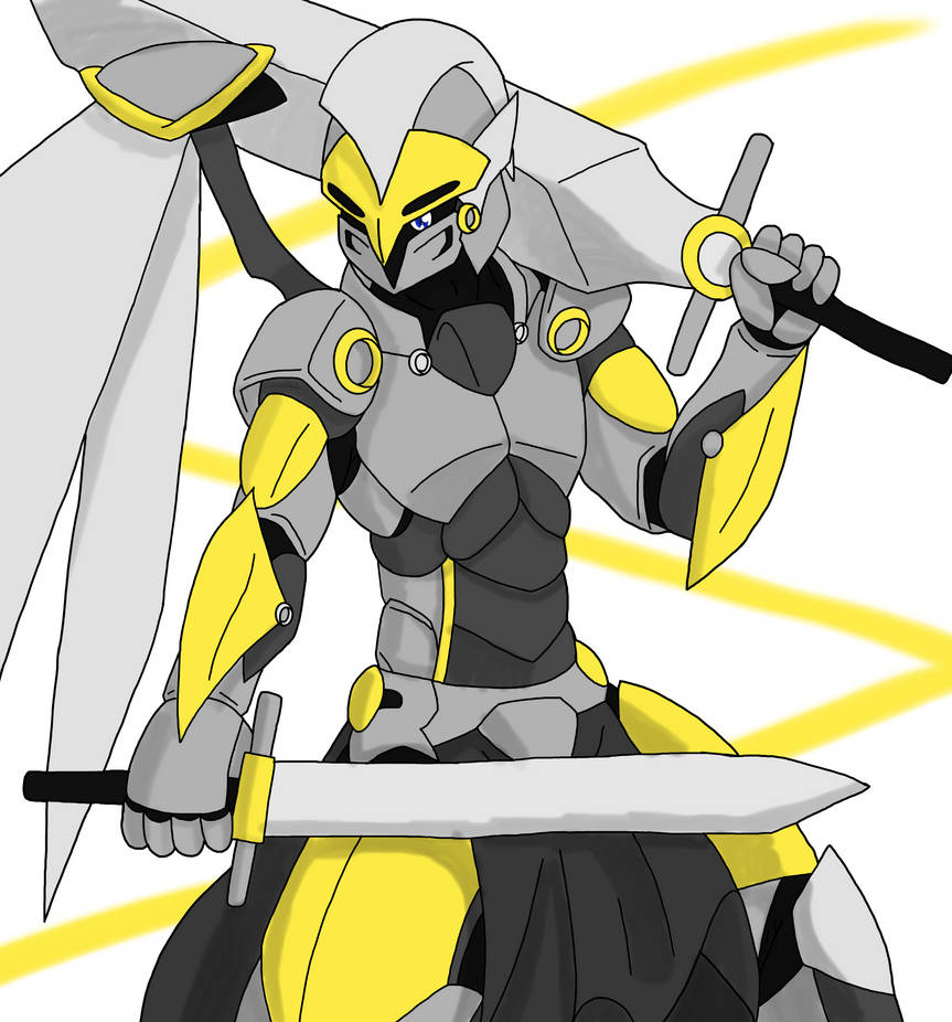 Commission: Shine Knightmon by zeroviks on DeviantArt