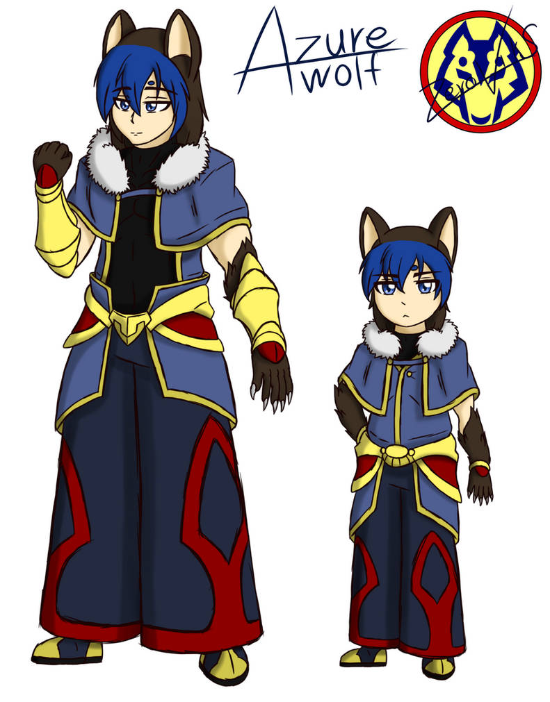 Azure Wolf by zeroviks on DeviantArt