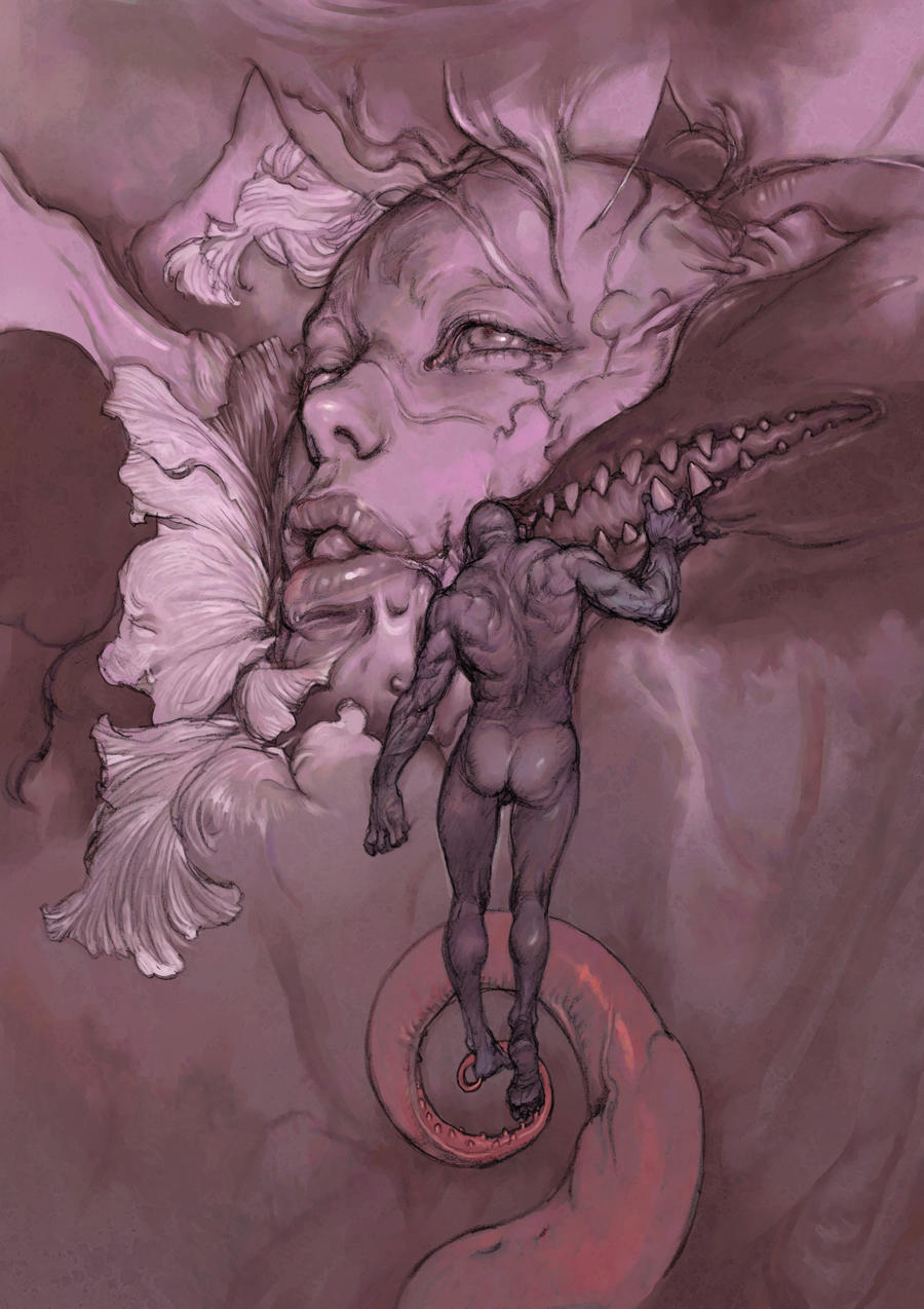 Psyche Diver V. 3 Cover Art by Katsuya Terada