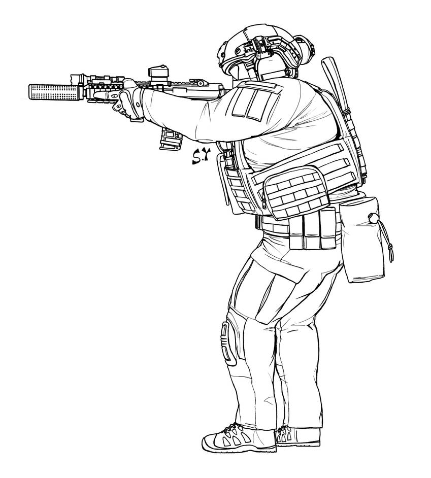 Drawn Operator Operator Lineart by Miniyippo on DeviantArt