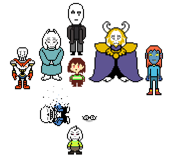Fear Soul ! GlitchTale ! Characters Sprites by YabstaBlook on DeviantArt