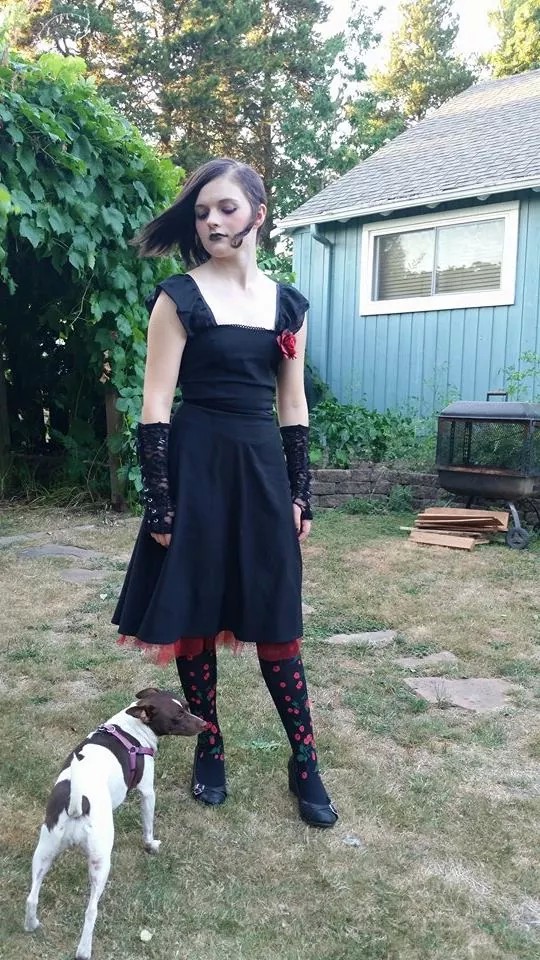 A little goth doll