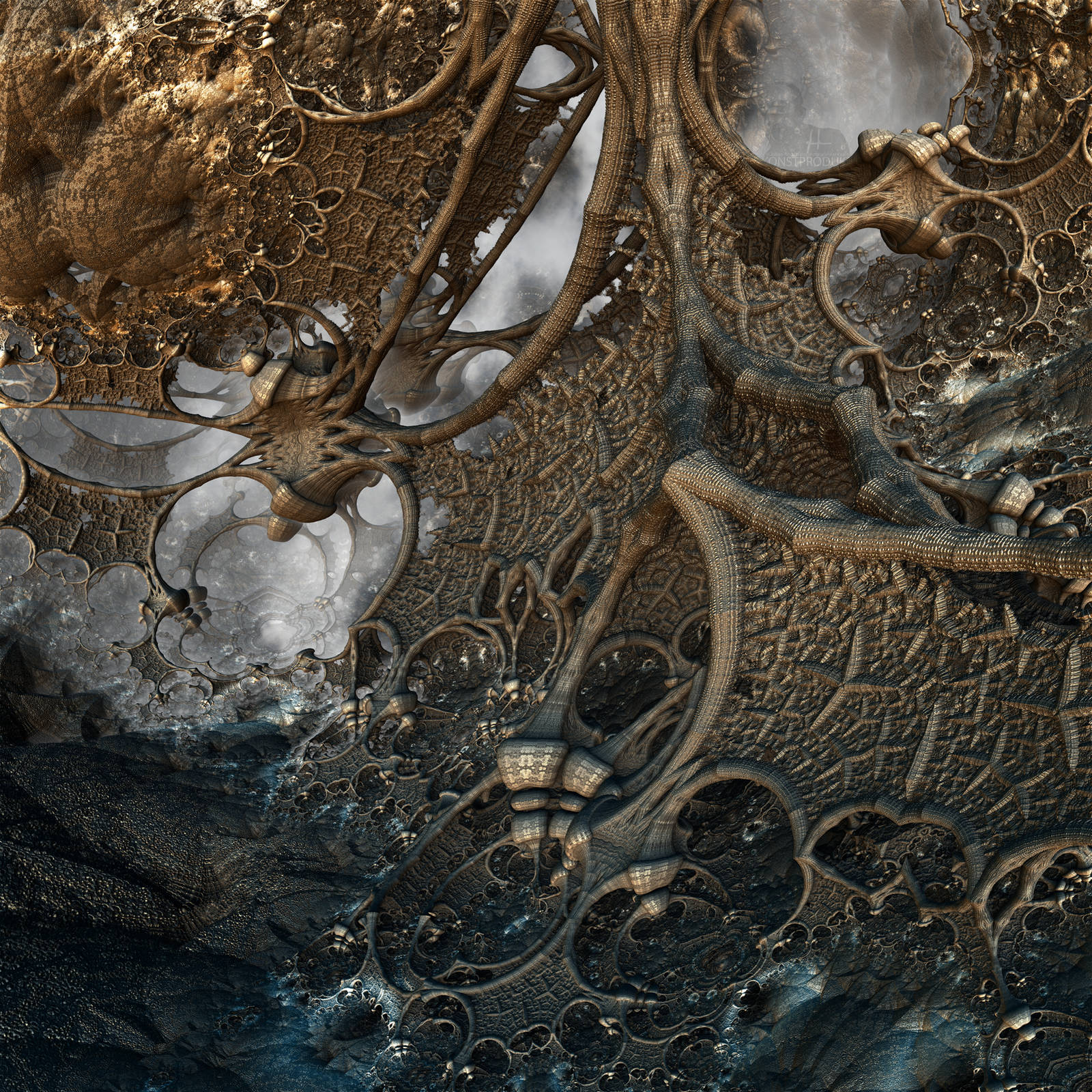 Octopus Dragon's Lair by MANDELWERK