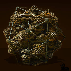 Arachnophobia by icosahedral spider leg caging