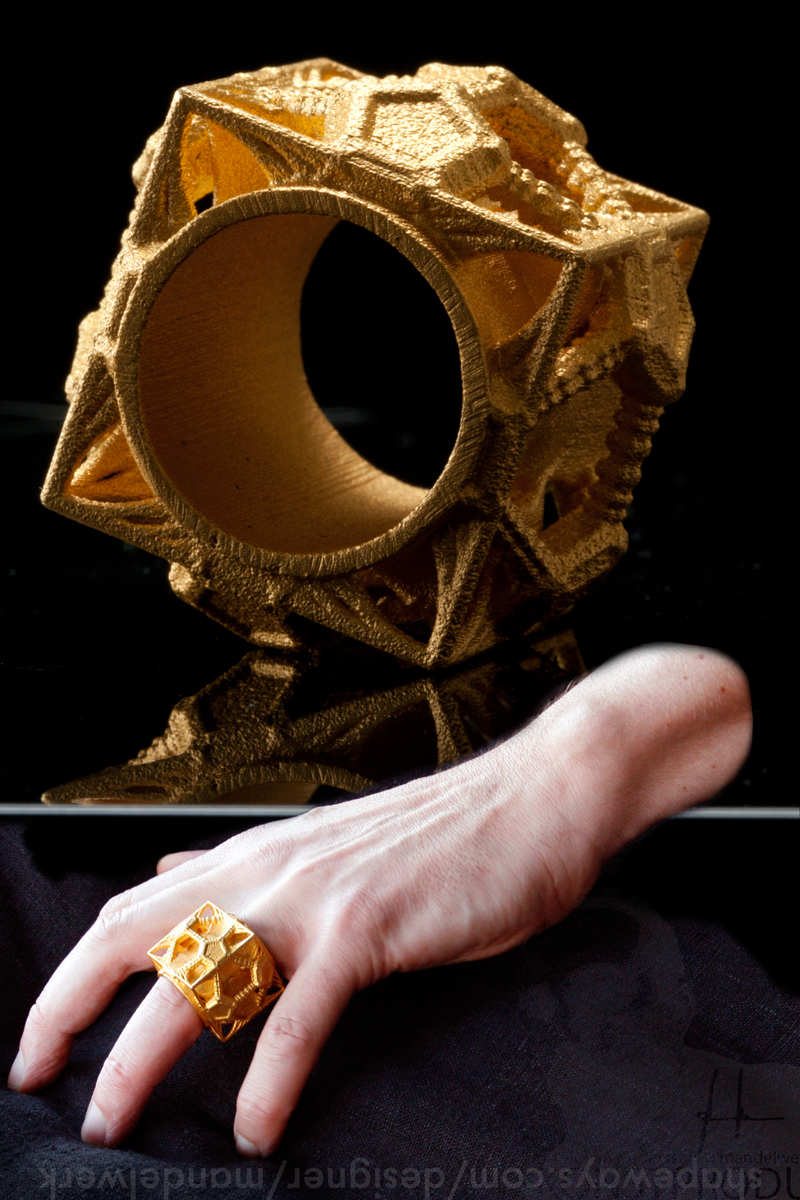 Cosmographicum Fractalium - The 3D printed Ring