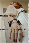 METROPOLIS - 3D printed Fractal Lace Bracelet by MANDELWERK