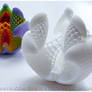 3D printed Fractal - Libidinis Hexagonis Albidus