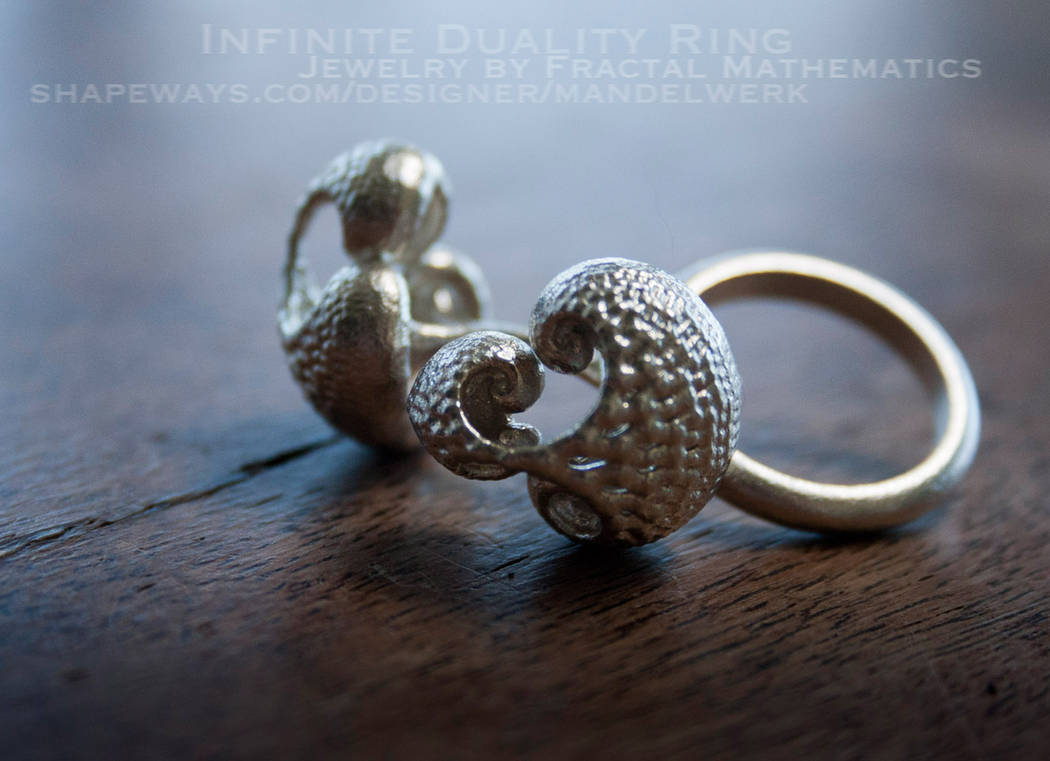 Infinite Duality Ring by MANDELWERK