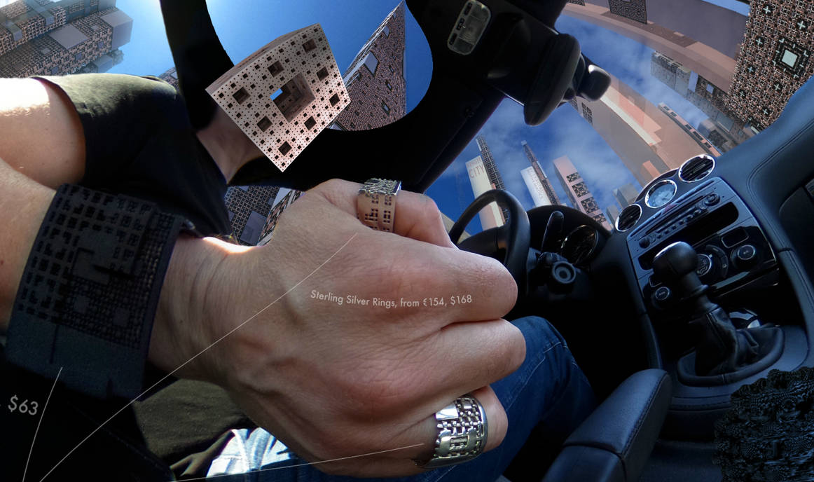 Menger City Cruise - 360 Degree Fractal Scenery by MANDELWERK