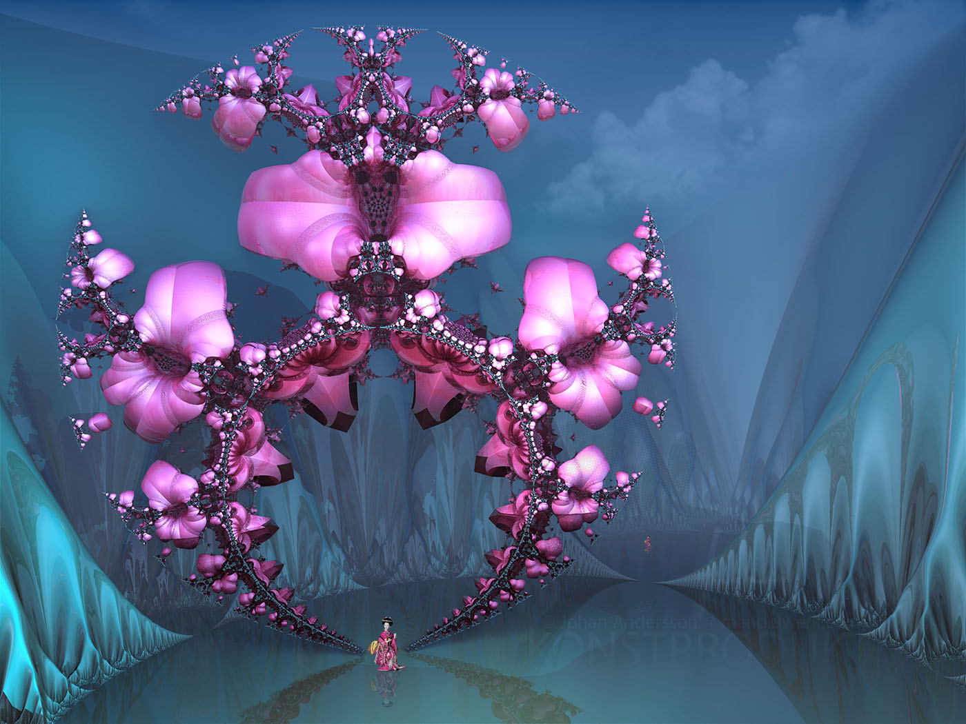 Geishas Cherry Blossom Tree - at the Ecstasy... by MANDELWERK