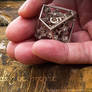 Dice of Hydra D10 - 3D printed in STEEL